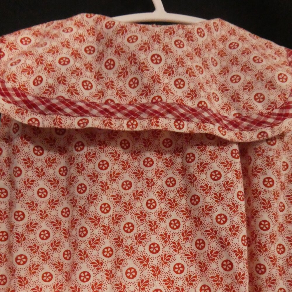 Vintage - APRIL CORNELL - Girls | size 3/4 | Sleeveless Floral Checkered Dress - Picture 11 of 16